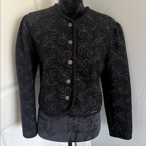 Vintage Geiger Austria Tyrolean Wool Jacket, EU 38 (M, 8)